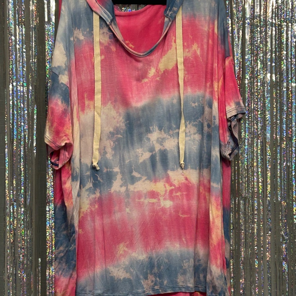 White Birch Pink Pullover Top